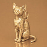 14ct Gold Plated - Lykoi Cat Charm