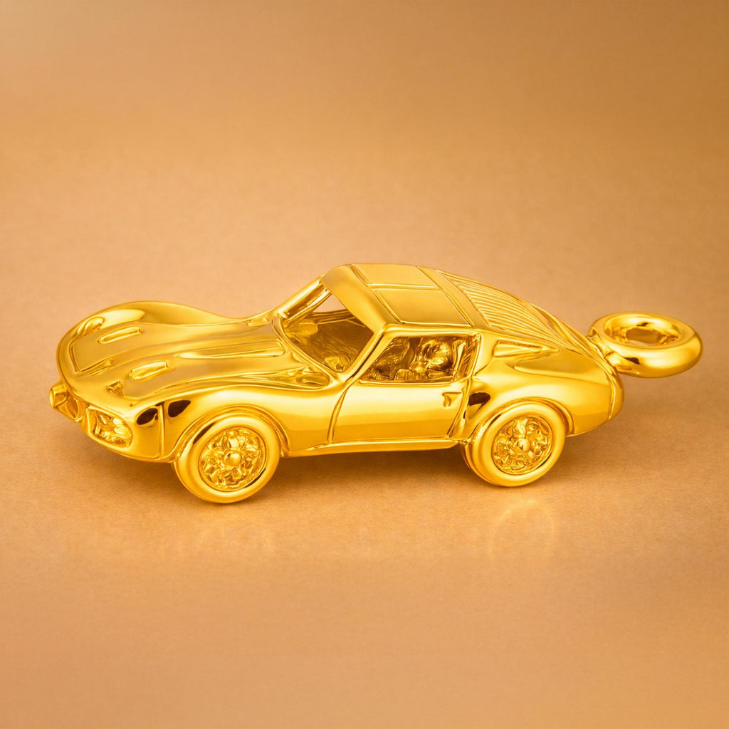 14ct Gold Plated - Sports Car Charm