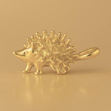 14ct Gold Plated - Wild Porcupine Charm