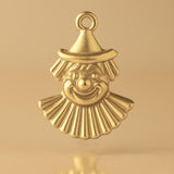14ct Gold Plated - Carnival Clown Charm