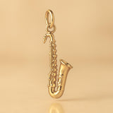 14ct Gold Plated - Tenor Saxophone Charm