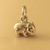 14ct Gold Plated - Australian Wombat Charm