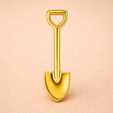 14ct Gold Plated - Garden Shovel Charm