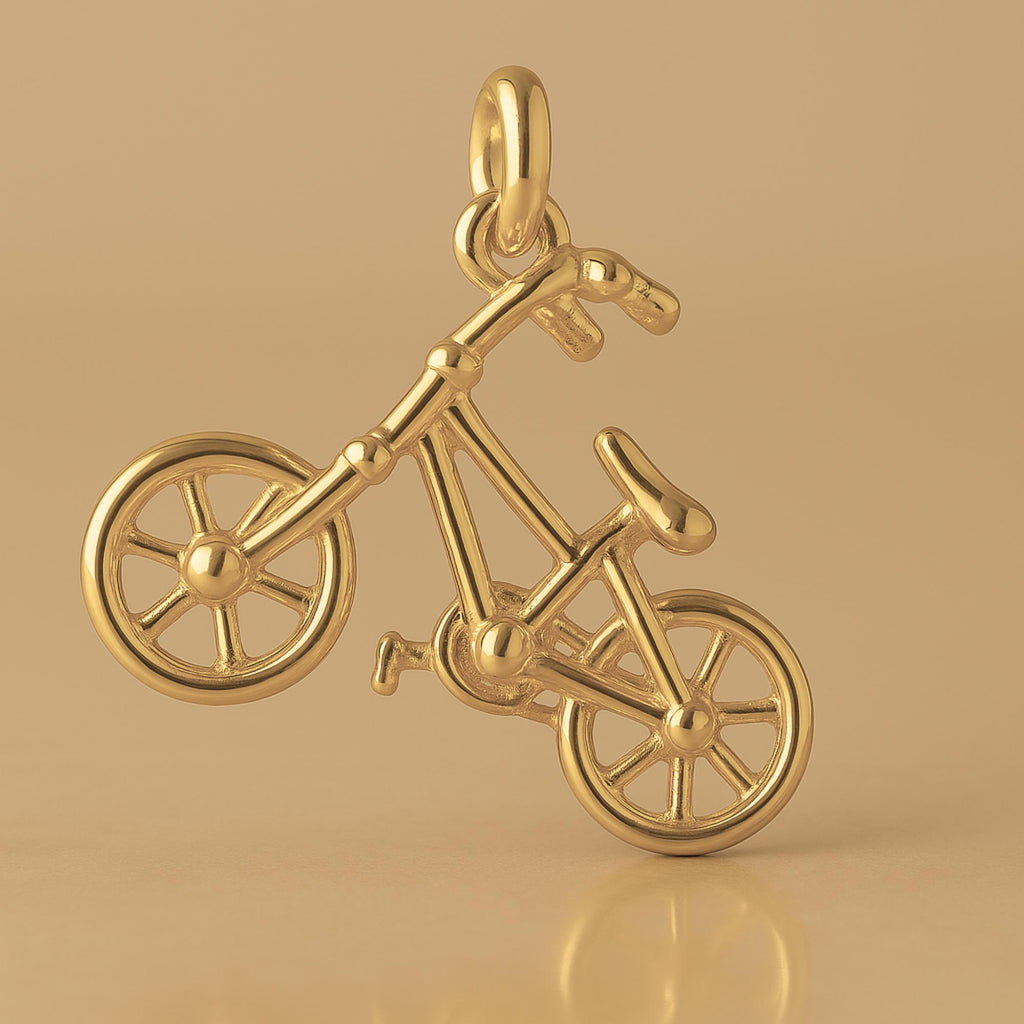 14ct Gold Plated - BMX Bike Charm