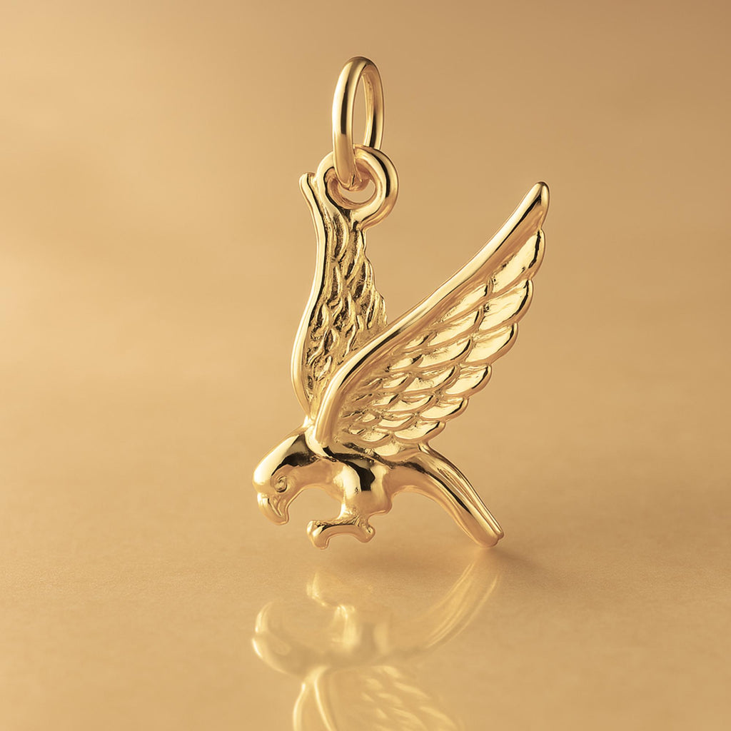 14ct Gold Plated - Soaring Eagle Charm