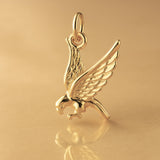 14ct Gold Plated - Soaring Eagle Charm