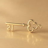 14ct Gold Plated - 21 Clover Key Charm