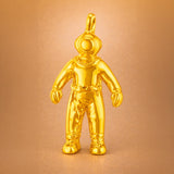 14ct Gold Plated - Vintage Diver Charm