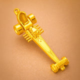 14ct Gold Plated - Dragster Racer Charm