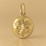 14ct Gold Plated - Luna Protection Charm