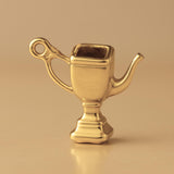 14ct Gold Plated - Vintage Kettle Charm
