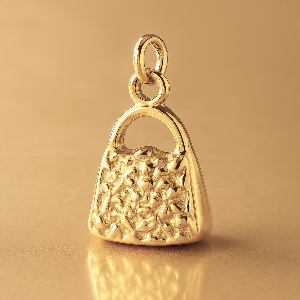 14ct Gold Plated - Ornate Purse Charm