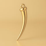 14ct Gold Plated - Walrus Tusk Charm