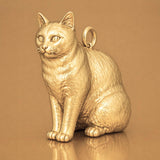 14ct Gold Plated - American Shorthair Cat Charm