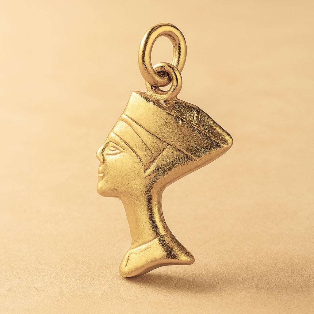 14ct Gold Plated - Queen Nefertiti Charm
