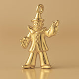 14ct Gold Plated - Juggling Clown Charm