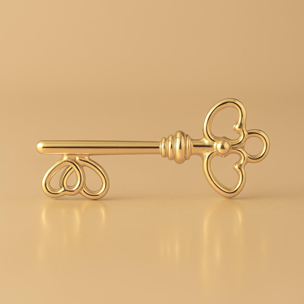 14ct Gold Plated - Lovers Key Charm