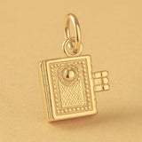 14ct Gold Plated - Book Worm Charm