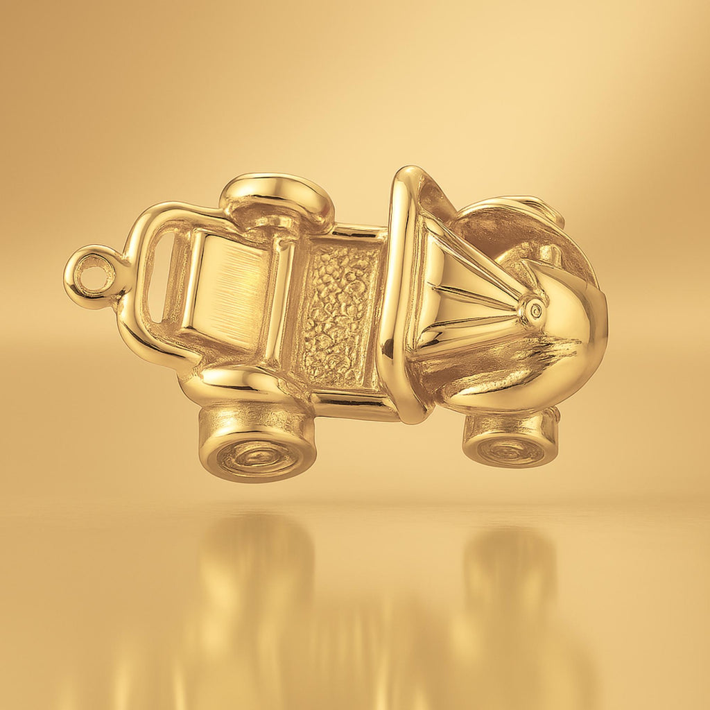 14ct Gold Plated - Vintage Beach Buggy Charm