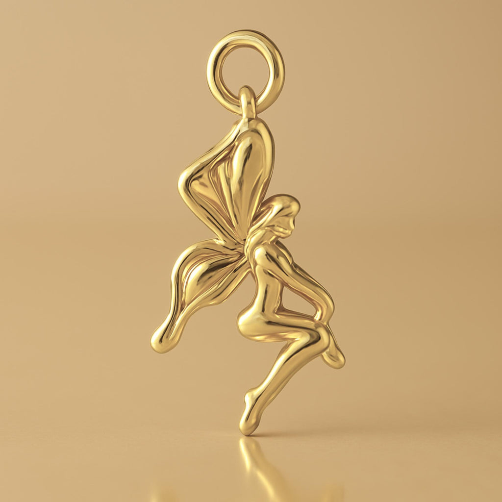14ct Gold Plated - Garden Fairy Charm