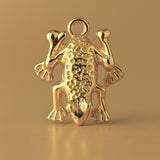 14ct Gold Plated - Tree Frog Charm