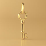 14ct Gold Plated - Classic Vintage Key Charm