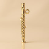 14ct Gold Plated - Piccolo Flute Charm