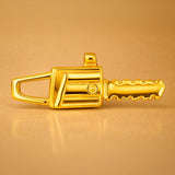 14ct Gold Plated - Loggers Chainsaw Charm