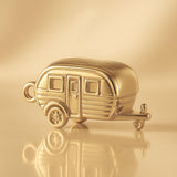 14ct Gold Plated - Vintage Camper Caravan Charm