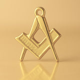 14ct Gold Plated - Freemason Charm