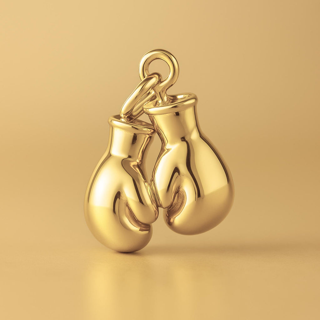 14ct Gold Plated - Boxing Gloves Charm