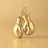14ct Gold Plated - Boxing Gloves Charm