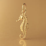 14ct Gold Plated - Classic Seahorse Charm