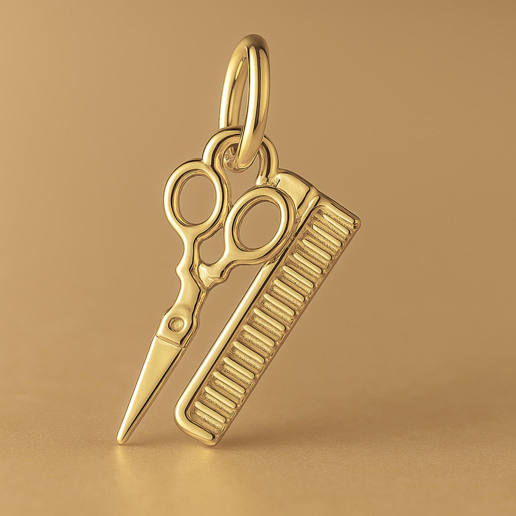14ct Gold Plated - Barber Trinkets Charm
