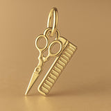 14ct Gold Plated - Barber Trinkets Charm