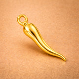 14ct Gold Plated - Cornicello Charm