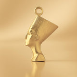 14ct Gold Plated - Egyptian Pharaoh Queen Charm