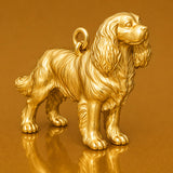 14ct Gold Plated - Cavalier King Charles Spaniel Dog Charm