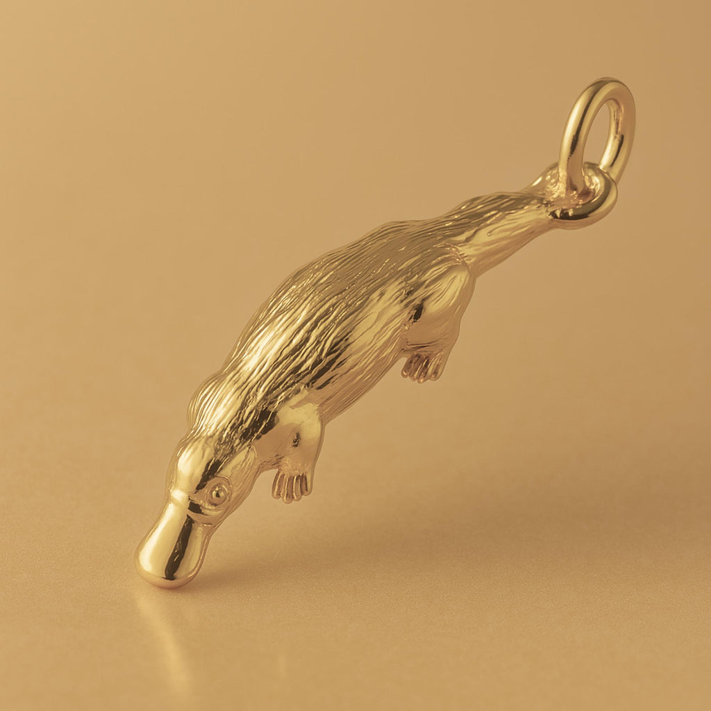14ct Gold Plated - Australian Platypus Charm