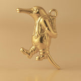 14ct Gold Plated - Platypus Student Charm