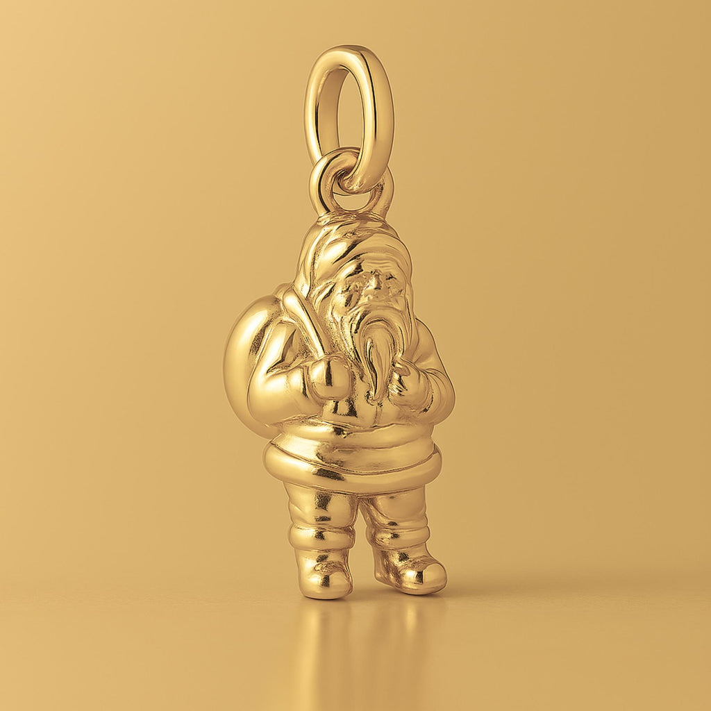 14ct Gold Plated - Classic Santa Claus Charm