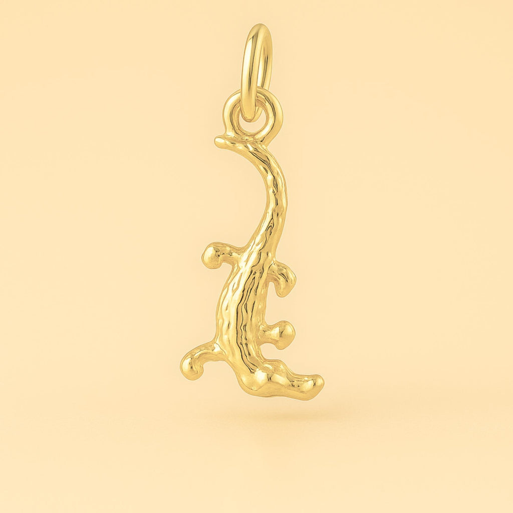 14ct Gold Plated - Saltwater Crocodile Charm