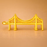 14ct Gold Plated - Goldengate Bridge Charm
