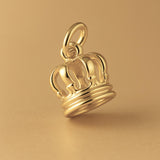 14ct Gold Plated - Regal Crown Charm