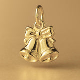 14ct Gold Plated - Traditional Christmas Bells Charm