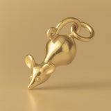 14ct Gold Plated - House Mice Charm