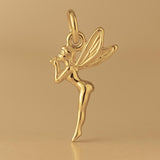 14ct Gold Plated - Whimsical Fairy Charm
