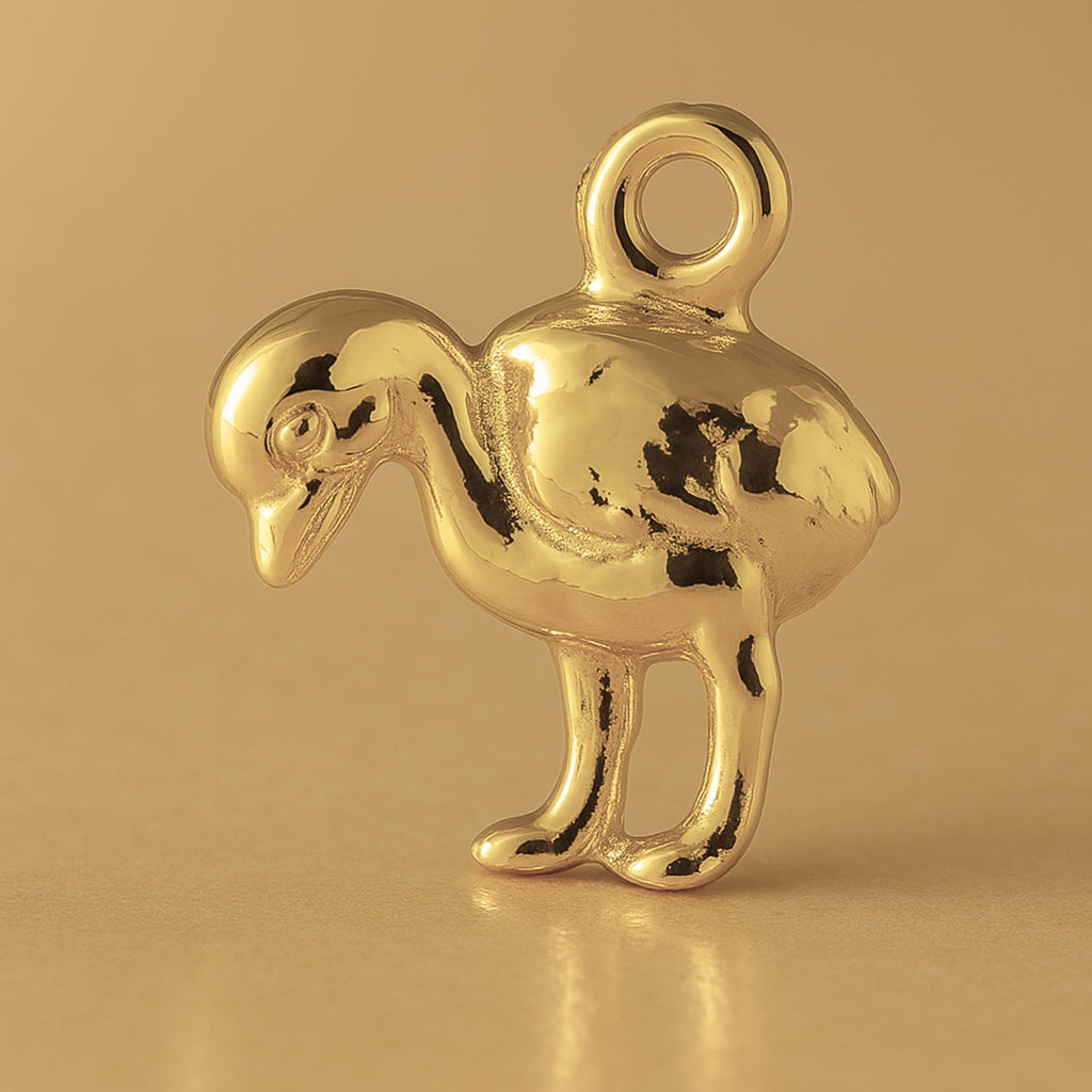 14ct Gold Plated - Baby Chicklet Charm