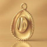14ct Gold Plated - Western Cowboy Hat Charm