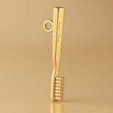 14ct Gold Plated - Classic Toothbrush Charm
